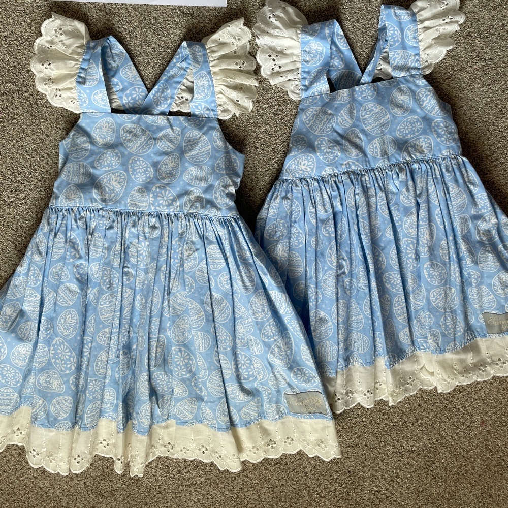 Eleanor Rose Easter sibling dresses